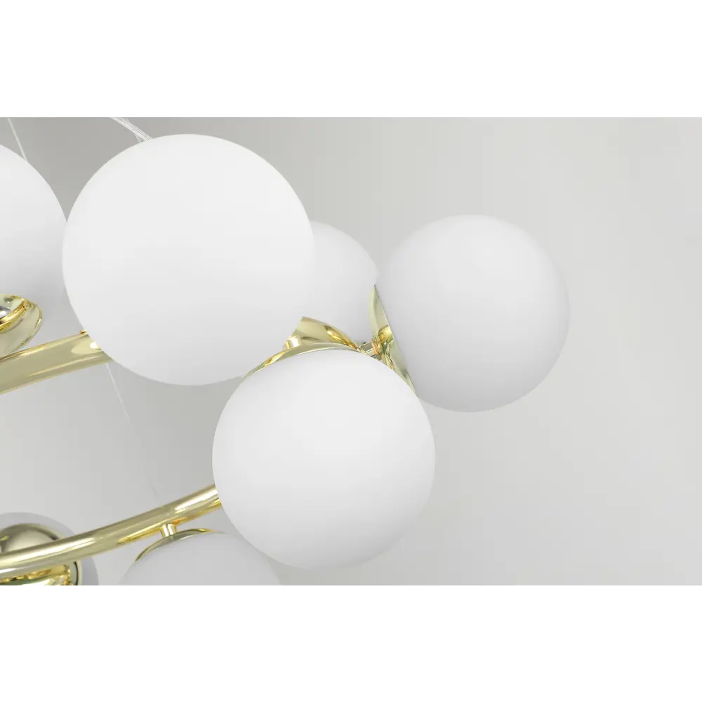Фото 4 Люстра подвесная Lampit Fino Lmd_tp_2002-12_gd 12 ламп цвет белый/золотой Фото 4 Люстра подвесная Lampit Fino Lmd_tp_2002-12_gd 12 ламп цвет белый/золотой