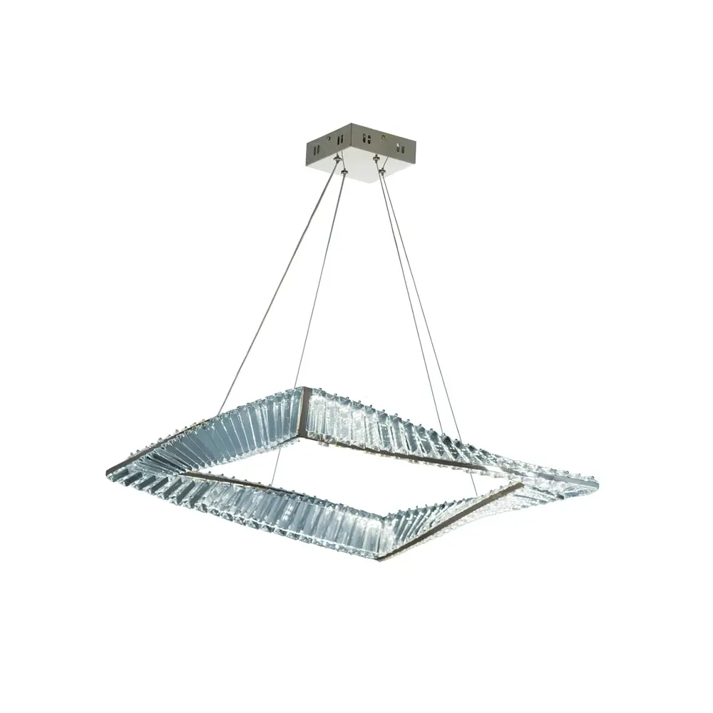 Фото 5 Светильник подвесной светодиодный Lumina deco 6039 Lmd_ldp_6039_chr нейтральный белый свет цвет хром/прозрачный