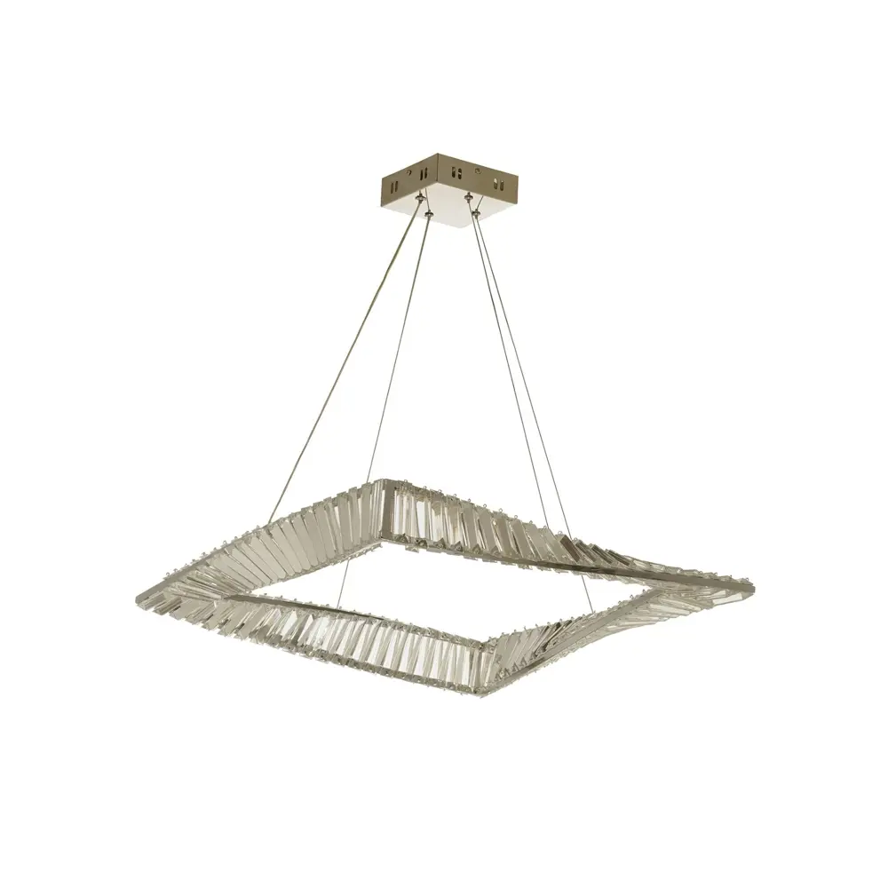 Фото 4 Светильник подвесной светодиодный Lumina deco 6039 Lmd_ldp_6039_chr нейтральный белый свет цвет хром/прозрачный