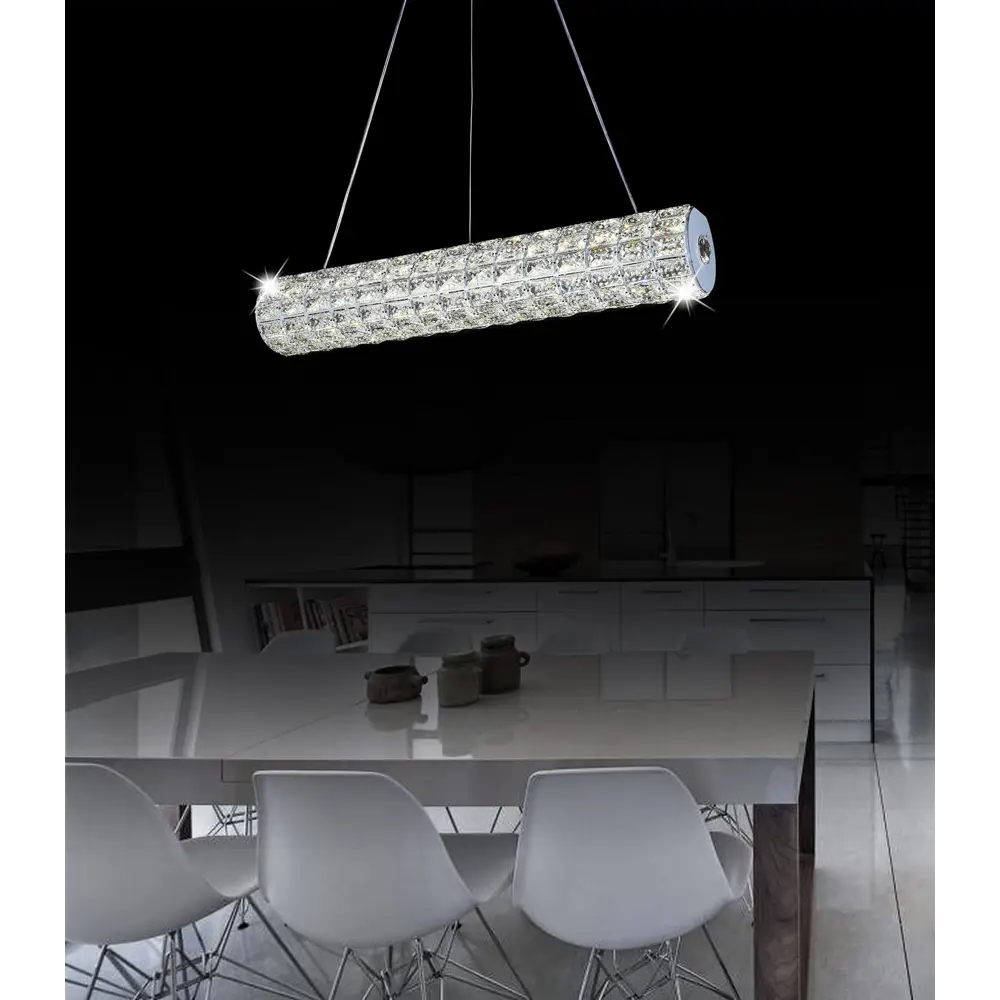 Фото 3 Люстра подвесная светодиодная Lumina deco Astila Lmd_ddp_630-800 19 м² нейтральный белый свет цвет хром Фото 3 Люстра подвесная светодиодная Lumina deco Astila Lmd_ddp_630-800 19 м² нейтральный белый свет цвет хром