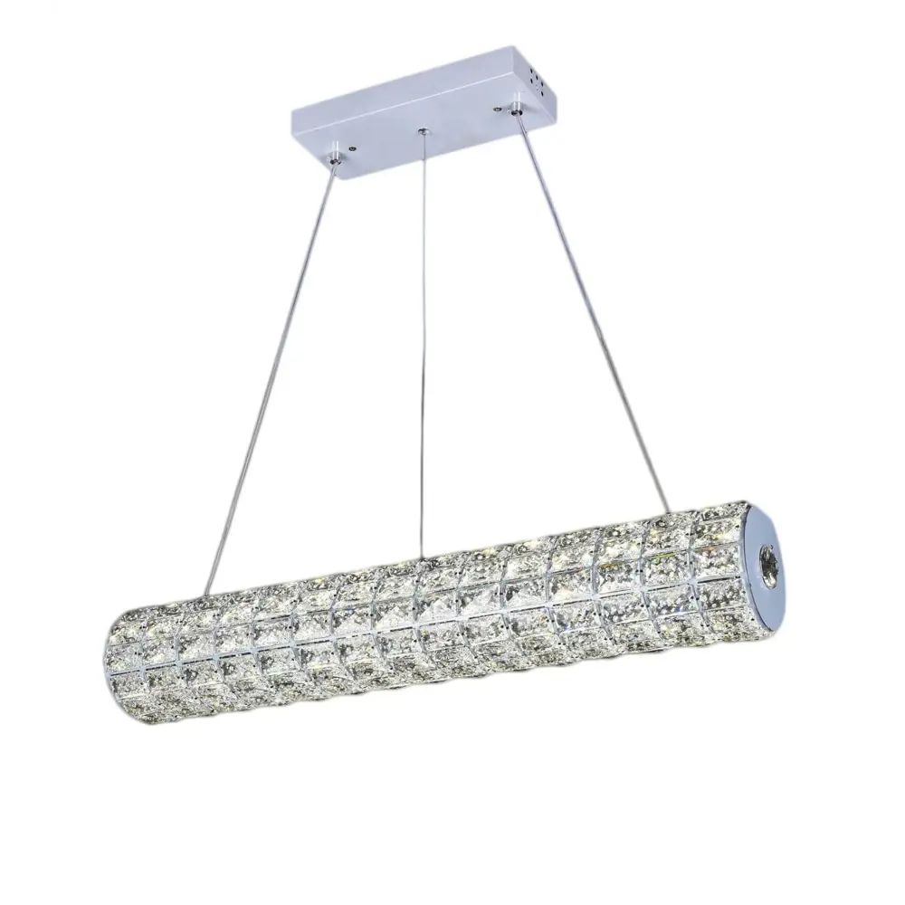 Фото Люстра подвесная светодиодная Lumina deco Astila Lmd_ddp_630-800 19 м² нейтральный белый свет цвет хром