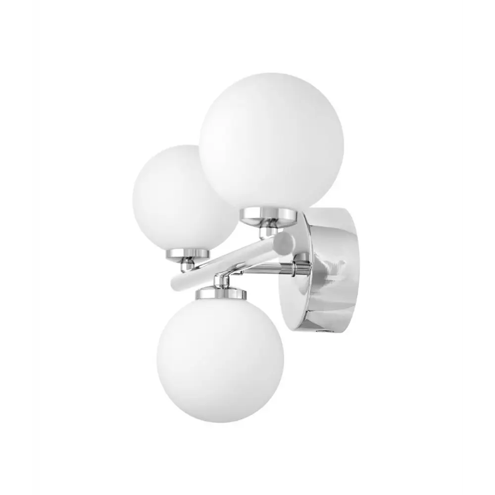 Фото 4 Настенный светильник Lumina deco Marsiada Lmd_ldw_6033-3_chr цвет хром/белый Фото 4 Настенный светильник Lumina deco Marsiada Lmd_ldw_6033-3_chr цвет хром/белый