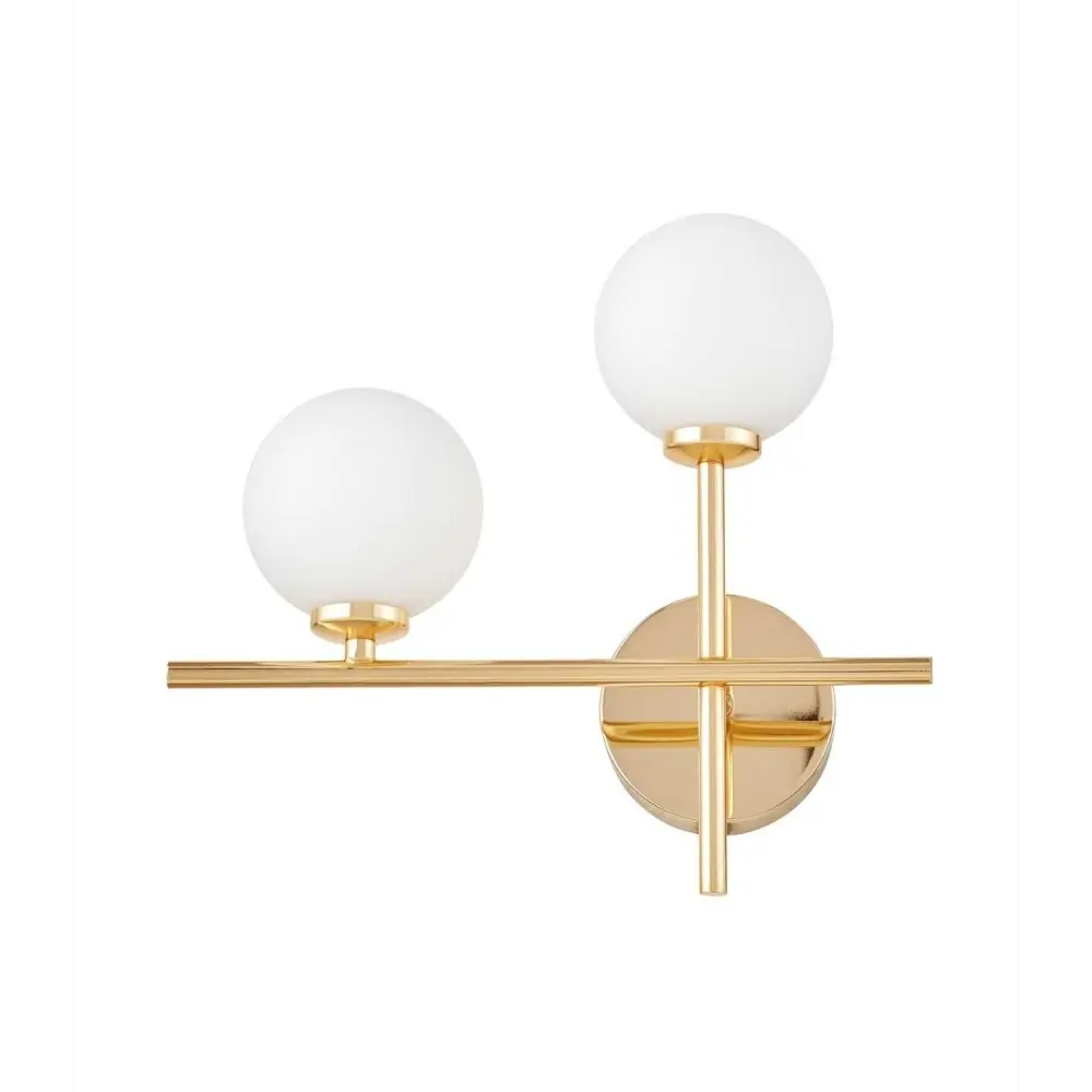 Фото Настенный светильник Lumina deco Marsiada Lmd_ldw_6033n-2_fgd цвет белый/золотой