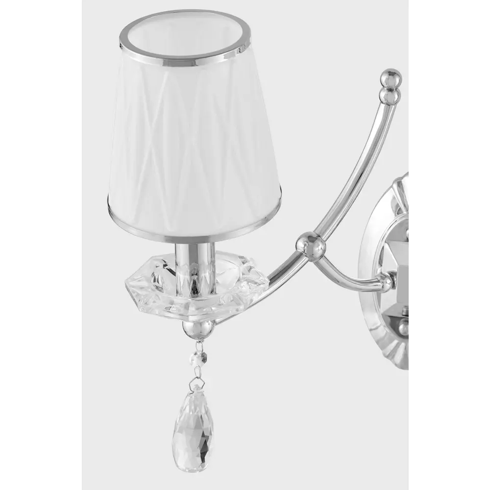 Фото 2 Настенный светильник Lumina deco Dominni Lmd_ldw_9268-2_chr цвет хром/белый