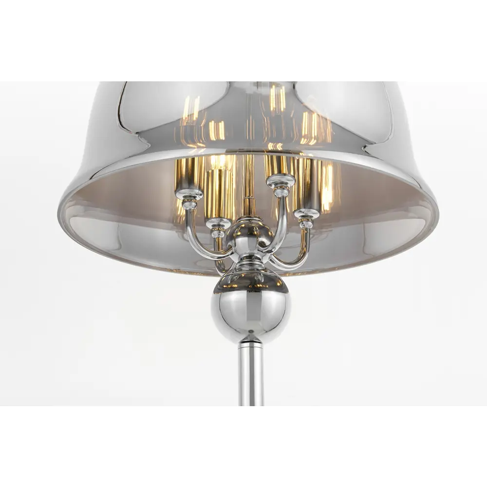 Фото 2 Торшер Lumina deco Helmetti цвет серый/серебристый Фото 2 Торшер Lumina deco Helmetti цвет серый/серебристый