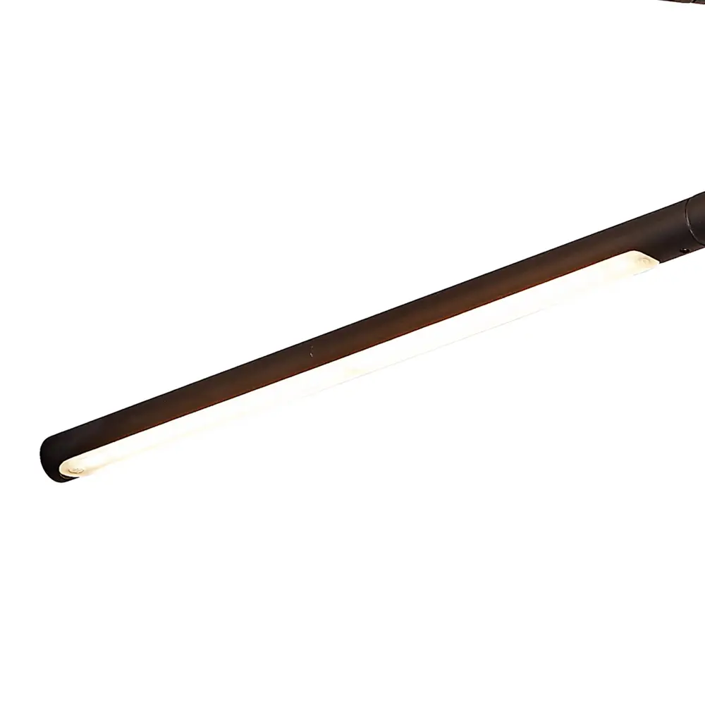 Фото 5 Люстра потолочная светодиодная Mantra Torch Mn_6828 9 м² теплый белый свет цвет черный матовый Фото 5 Люстра потолочная светодиодная Mantra Torch Mn_6828 9 м² теплый белый свет цвет черный матовый