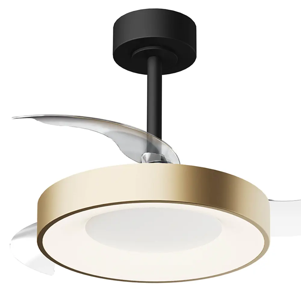 Фото 2 Люстра-вентилятор светодиодная Mantra Mn_9092 с пультом 16 м² освещение от 13 до 20 м² вентиляция регулируемый белый свет цвет черный