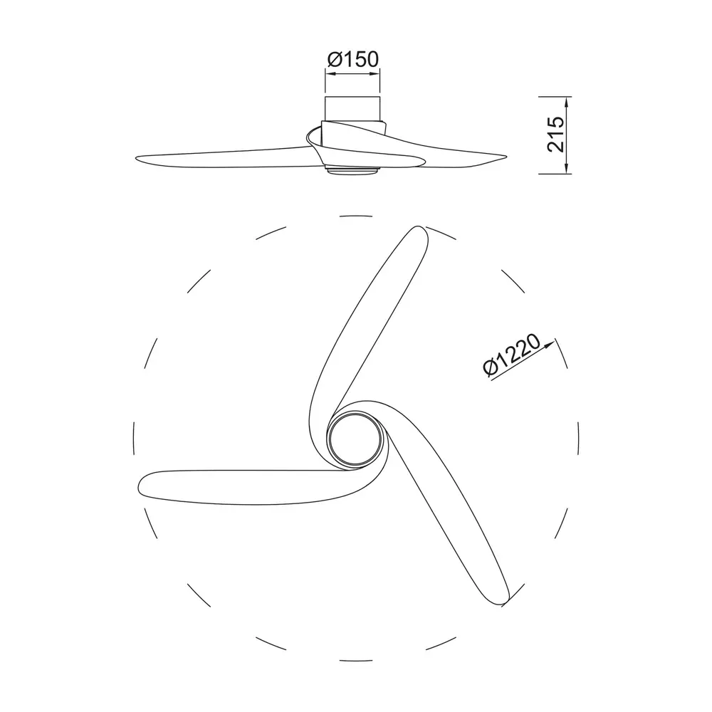 Фото 3 Люстра-вентилятор светодиодная Mantra Mn_9067 с пультом 9 м² освещение от 13 до 20 м² вентиляция регулируемый белый свет цвет белый Фото 3 Люстра-вентилятор светодиодная Mantra Mn_9067 с пультом 9 м² освещение от 13 до 20 м² вентиляция регулируемый белый свет цвет белый