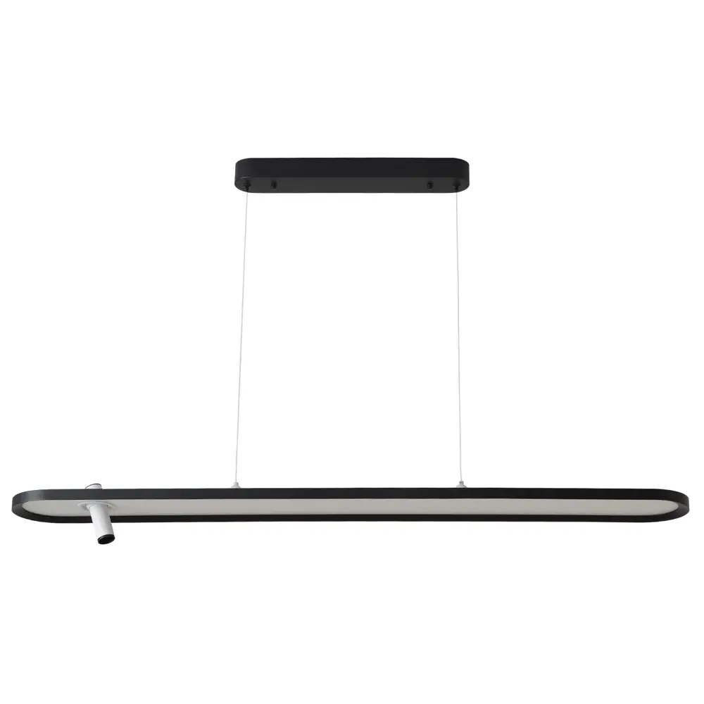 Фото Светильник подвесной светодиодный Crystal lux Contour Cu_3800_245 9 м² нейтральный белый свет цвет белый/черный Фото Светильник подвесной светодиодный Crystal lux Contour Cu_3800_245 9 м² нейтральный белый свет цвет белый/черный