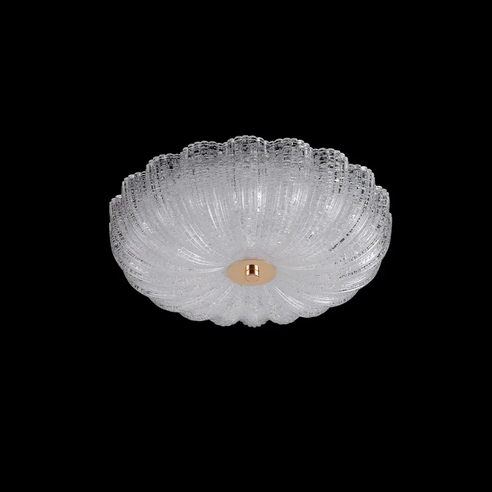 Фото 4 Светильник потолочный светодиодный Crystal lux Solaris с пультом управления 6 м² регулируемый белый свет цвет золото/прозрачный Фото 4 Светильник потолочный светодиодный Crystal lux Solaris с пультом управления 6 м² регулируемый белый свет цвет золото/прозрачный