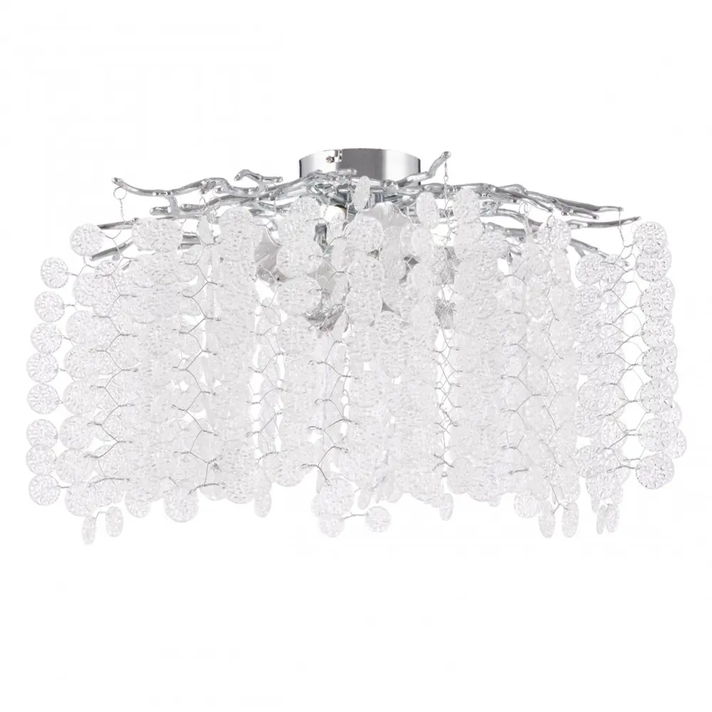 Фото Люстра потолочная Arte milano Milan23/d500/4/c cr 3 лампы 6 м² цвет никель