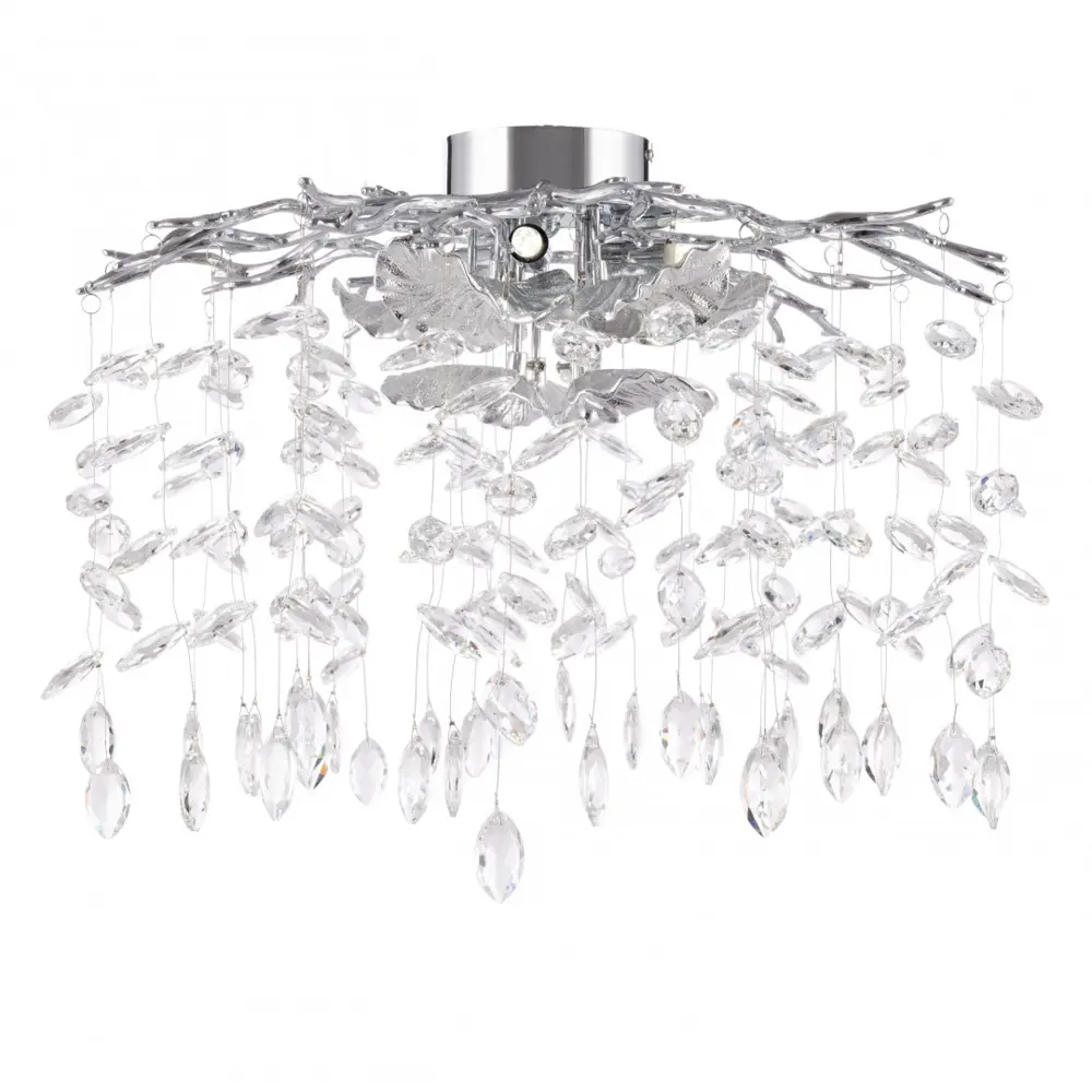 Фото Люстра потолочная Arte milano Milan23/d500/4/b cr 3 лампы 6 м² цвет никель