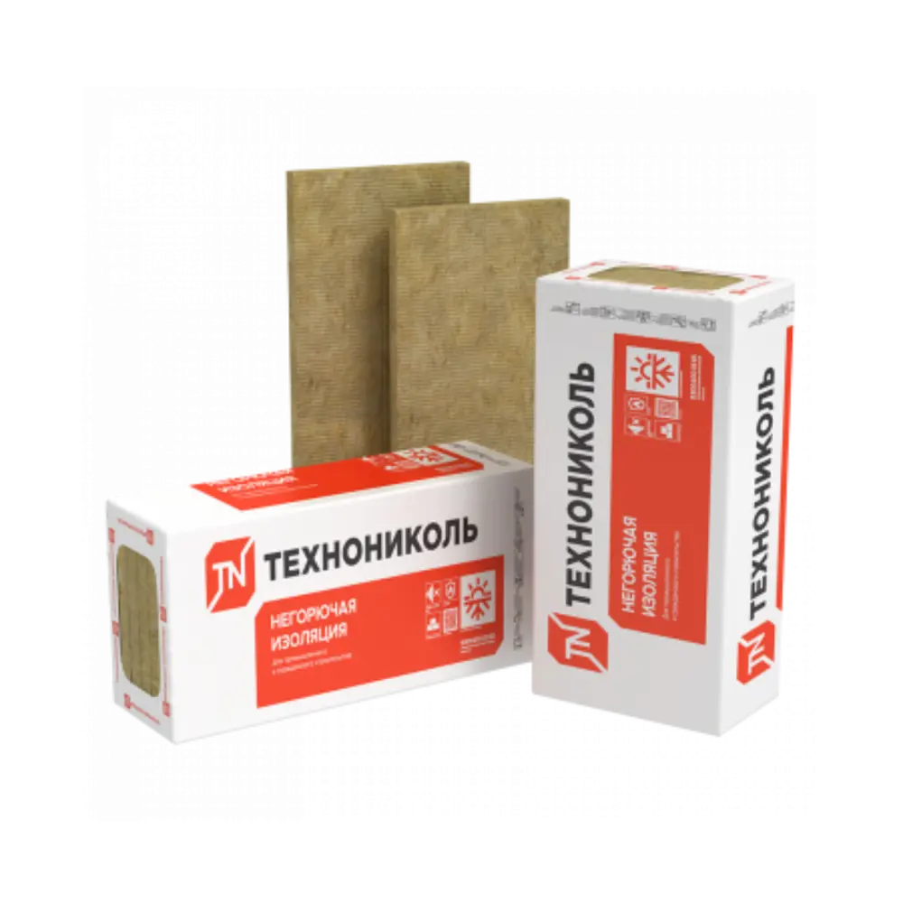 Фото Минеральная вата Технониколь Техновент Стандарт 100мм 1200x600м 2.88м² 4шт Фото Минеральная вата Технониколь Техновент Стандарт 100мм 1200x600м 2.88м² 4шт