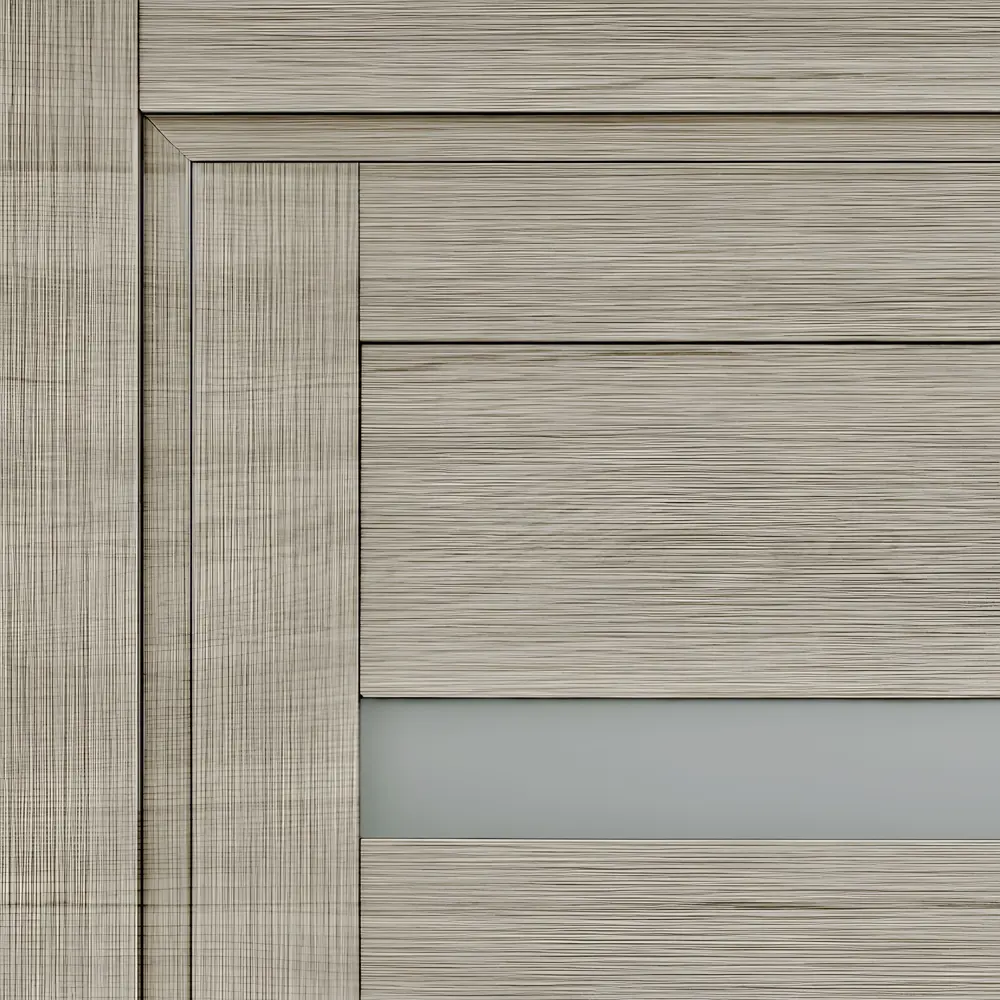 Фото 5 Дверь межкомнатная глухая Корса 90x200 см ПВХ цвет санремо светлый с замком и петлями