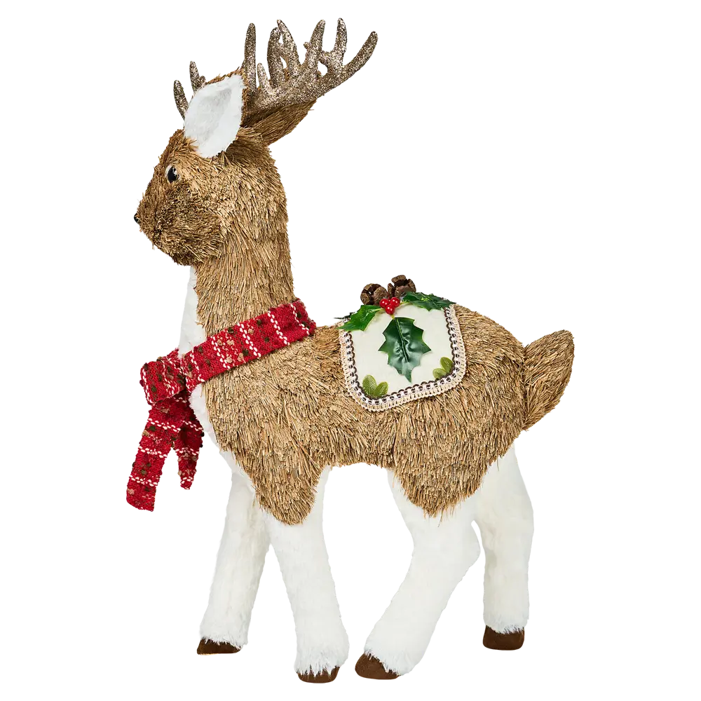 Фото 2 Фигура декоративная KREAFORTA Олень 50 см белый Фото 2 Фигура декоративная KREAFORTA Олень 50 см белый