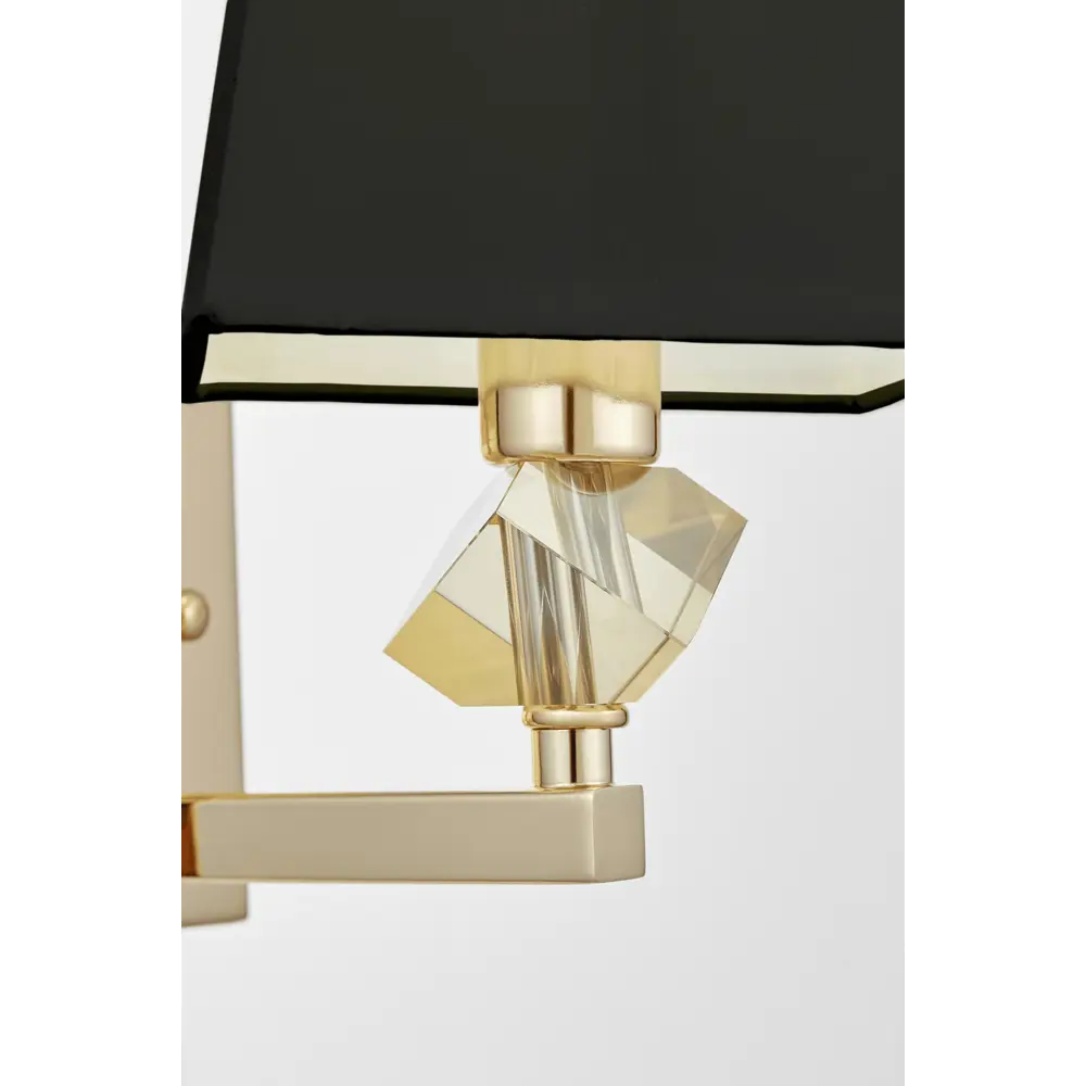 Фото 2 Настенный светильник Lumina deco Montero Ldw 1249-1 gd+bk цвет черный/золотой