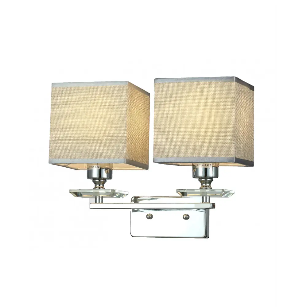 Фото Настенный светильник Lumina deco Liniano Ldw 17100-2 chr цвет хром/серый Фото Настенный светильник Lumina deco Liniano Ldw 17100-2 chr цвет хром/серый