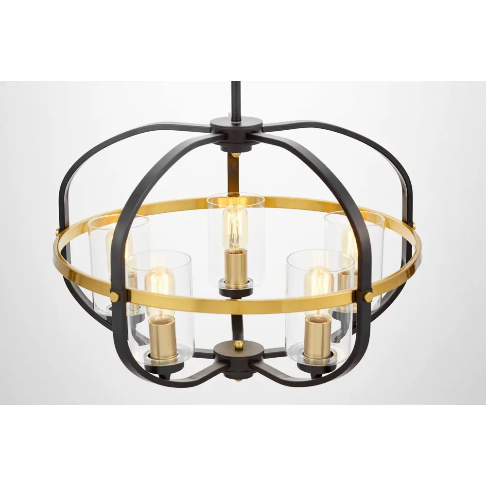 Фото 5 Люстра на штанге Lumina deco Monterey Ldp 1141-5 bk+md 5 ламп 12 м² цвет черный Фото 5 Люстра на штанге Lumina deco Monterey Ldp 1141-5 bk+md 5 ламп 12 м² цвет черный