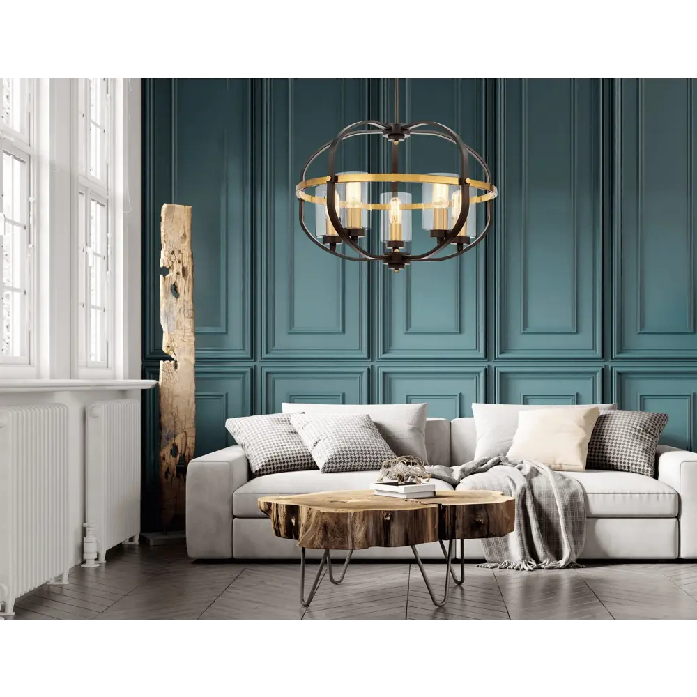 Фото 3 Люстра на штанге Lumina deco Monterey Ldp 1141-5 bk+md 5 ламп 12 м² цвет черный Фото 3 Люстра на штанге Lumina deco Monterey Ldp 1141-5 bk+md 5 ламп 12 м² цвет черный