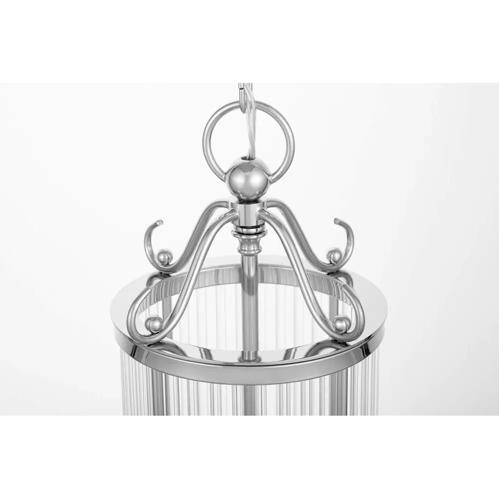 Фото 8 Светильник подвесной Lumina deco Boston Ldp 1235-3 chr 3 лампы 5 м² цвет хром/прозрачный