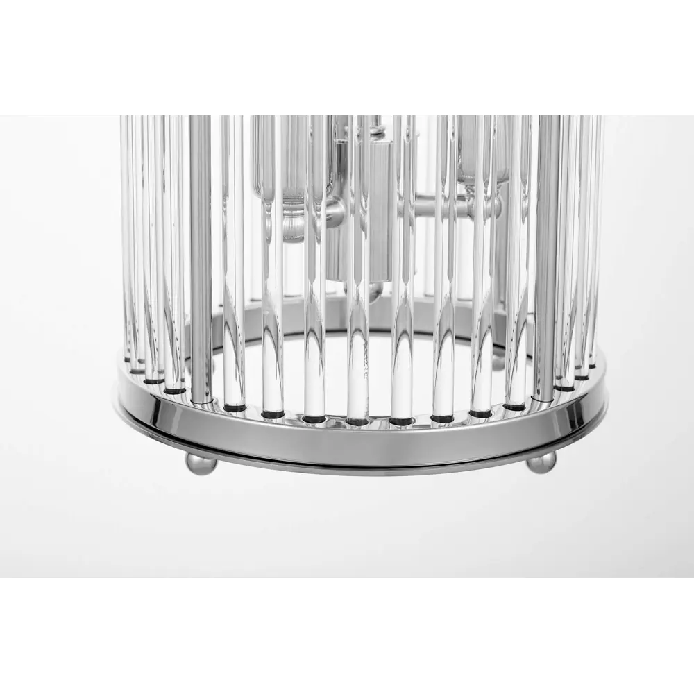 Фото 2 Светильник подвесной Lumina deco Boston Ldp 1235-3 chr 3 лампы 5 м² цвет хром/прозрачный