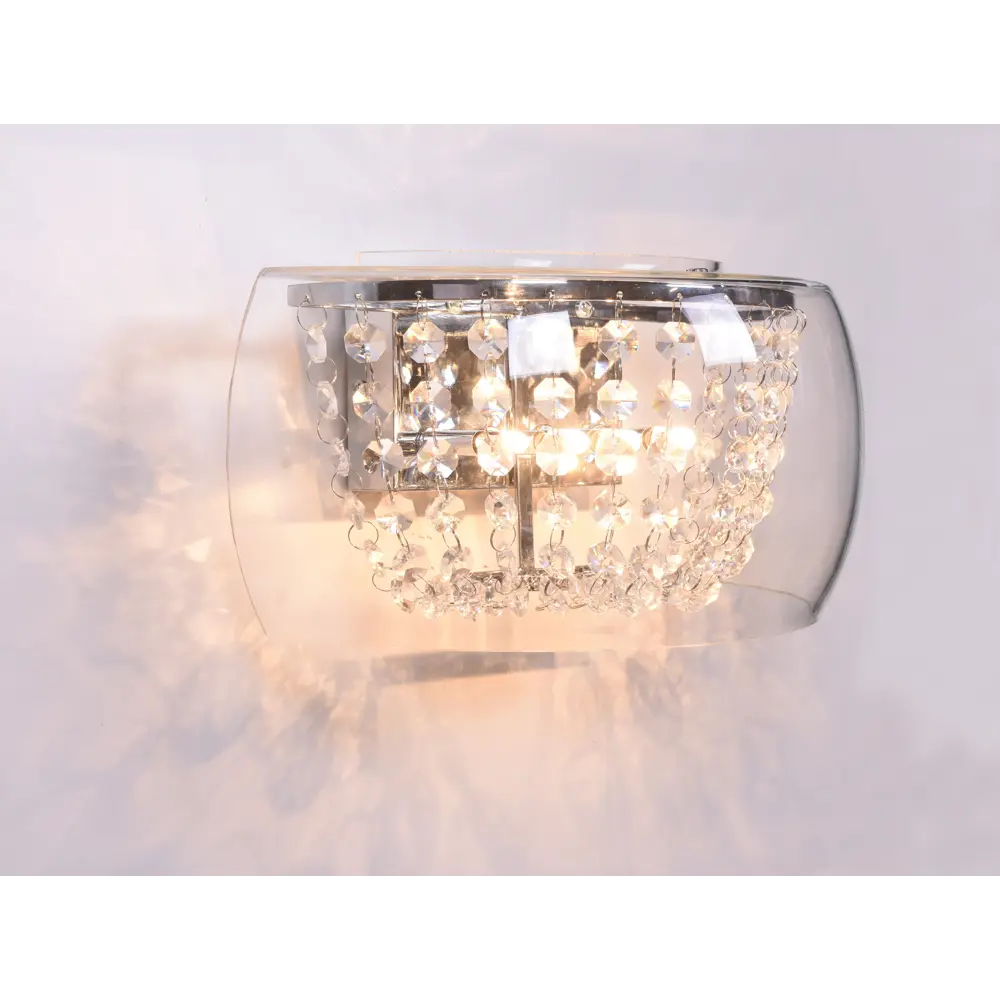 Фото 5 Настенный светильник Lumina deco Disposa Ldw 7018-4 pr цвет хром/прозрачный
