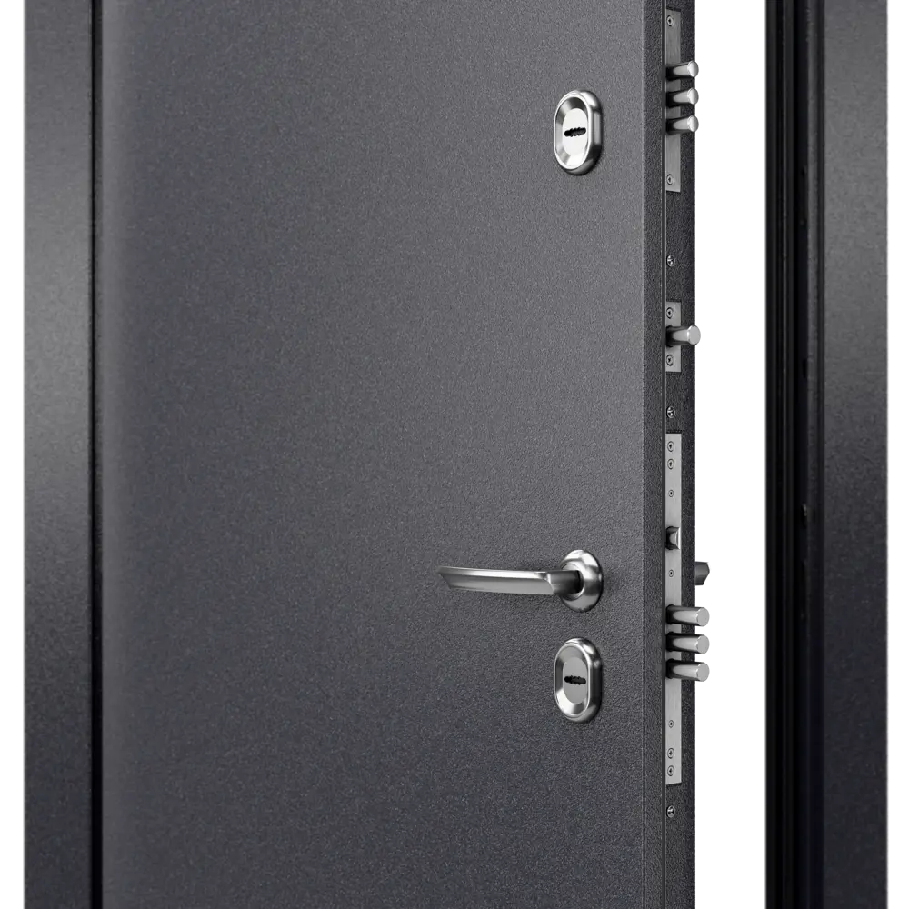 Фото 4 Входная дверь Torex Грата-4 левый 205x88см цвет графит/КТ белый Фото 4 Входная дверь Torex Грата-4 левый 205x88см цвет графит/КТ белый