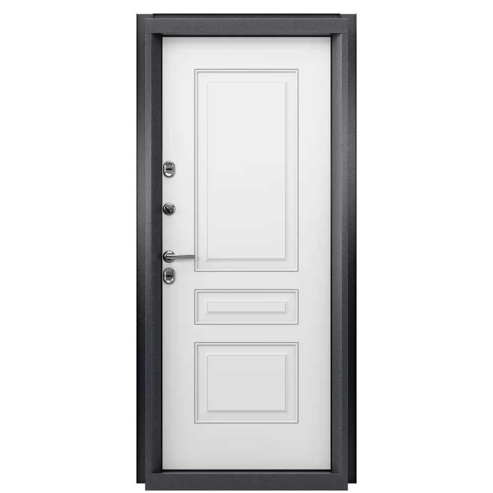 Фото 3 Входная дверь Torex Грата-4 левый 205x88см цвет графит/КТ белый Фото 3 Входная дверь Torex Грата-4 левый 205x88см цвет графит/КТ белый