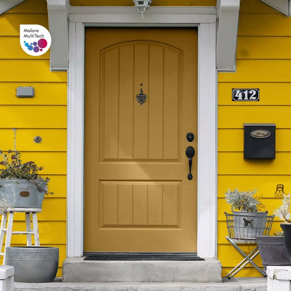 Фото 6 Грунтовка Malare Professional ГФ-021 для металла/дерева/минеральных поверхностей RAL 1023 желтый глянцевая 18кг