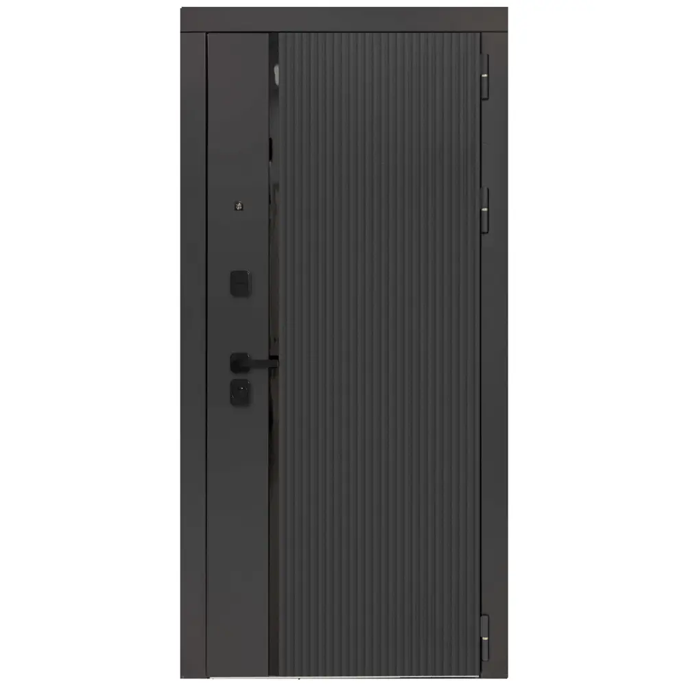 Фото 10 Входная дверь Дверипро 3K L-1009/ФЛЗ-23 левый 205x96см цвет черная шагрень/velluto bianco с зеркалом Фото 10 Входная дверь Дверипро 3K L-1009/ФЛЗ-23 левый 205x96см цвет черная шагрень/velluto bianco с зеркалом