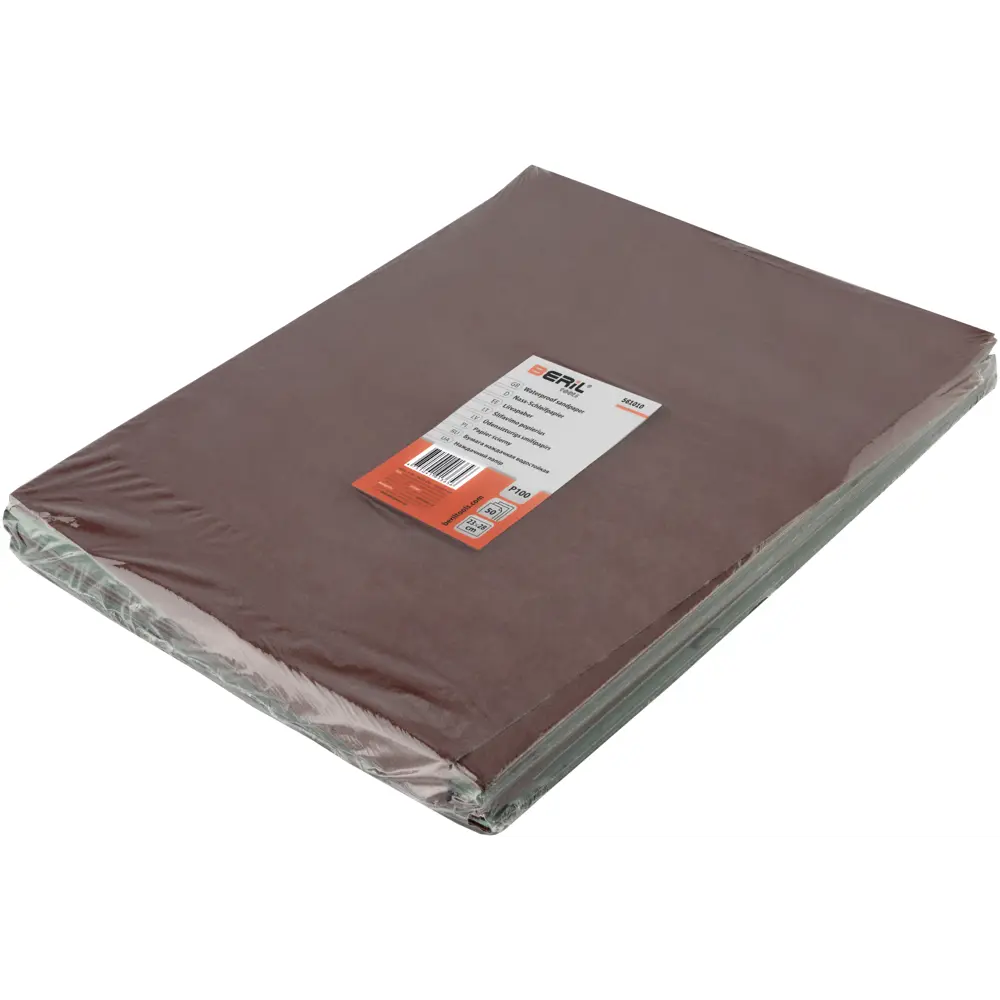 Фото Лист шлифовальный на бумажной основе водостойкий Beril 561010 P100 230x280 мм, 50 шт