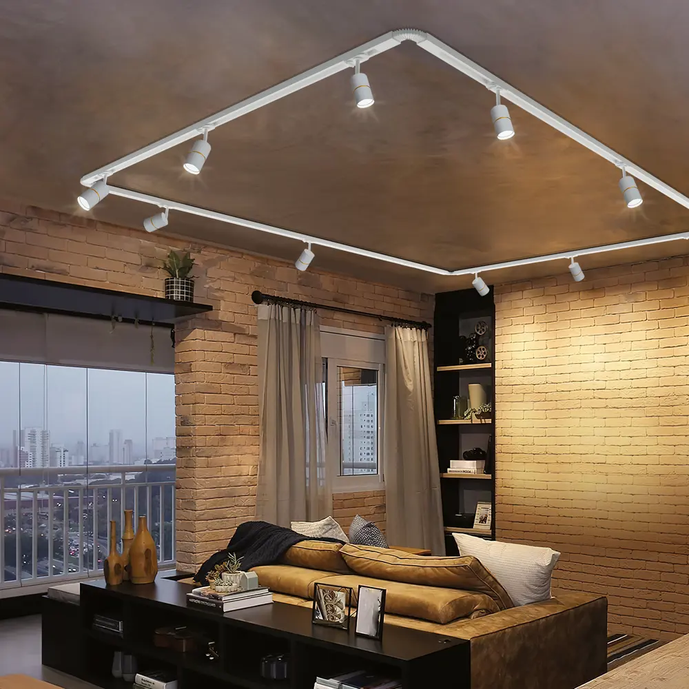 Фото 8 Трековый светильник спот Wolta WTL-GU10/18WG под лампу GU10 однофазный цвет белый Фото 8 Трековый светильник спот Wolta WTL-GU10/18WG под лампу GU10 однофазный цвет белый