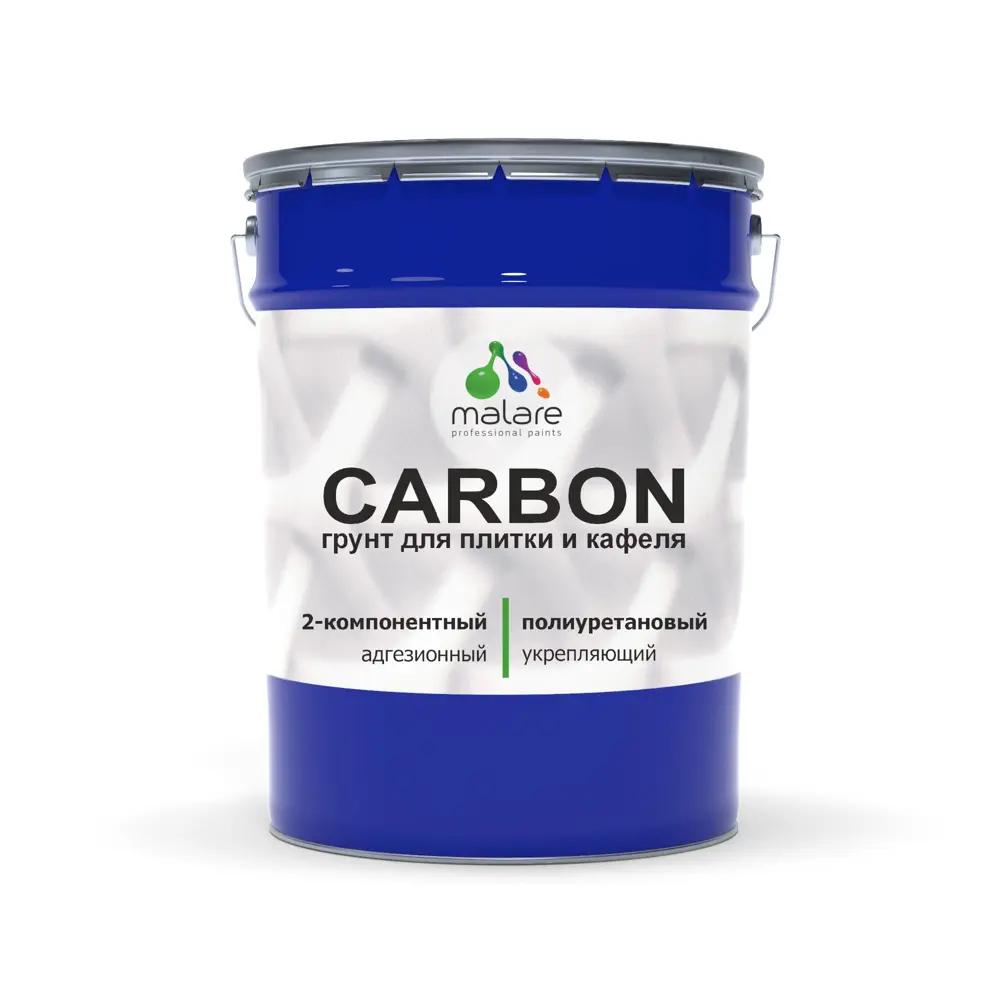 Фото Полиуретановый грунт Malare Carbon для плитки 16кг и 640г отвердитель Фото Полиуретановый грунт Malare Carbon для плитки 16кг и 640г отвердитель
