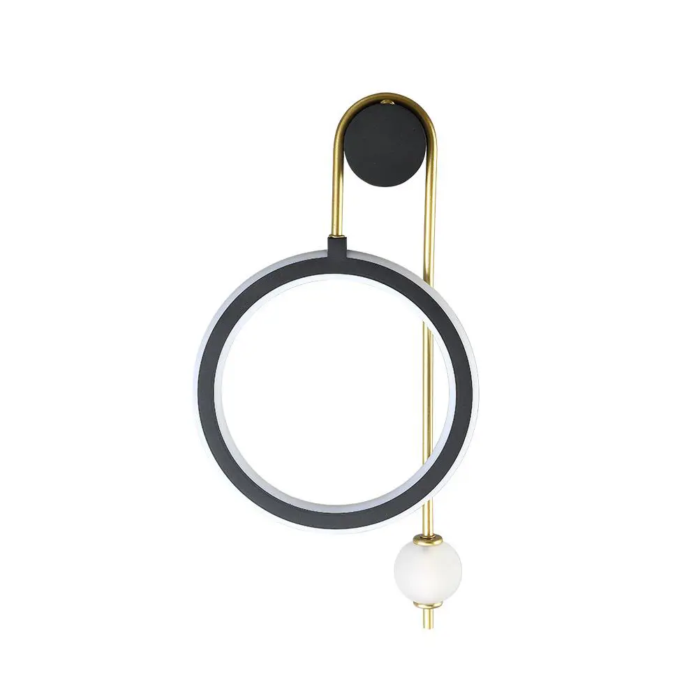 Фото Настенный светильник светодиодный Crystal lux Corida CORIDA AP25W LED BLACK/GOLD нейтральный белый свет цвет черный Фото Настенный светильник светодиодный Crystal lux Corida CORIDA AP25W LED BLACK/GOLD нейтральный белый свет цвет черный