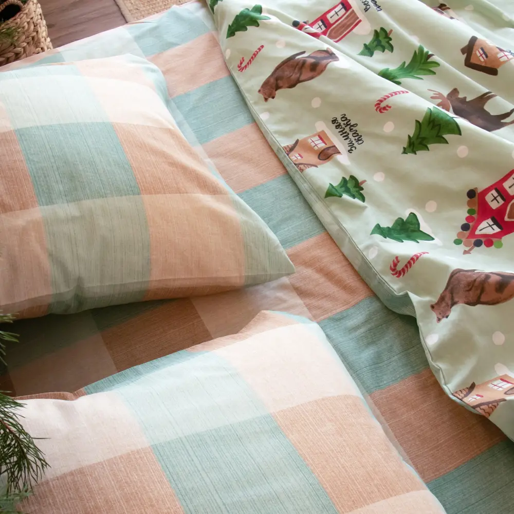 Фото 6 Комплект постельного белья Этель Волшебное время 4935580 хлопок 1.5-спальный наволочки 70 x 70- 2 шт цвет разноцветный Фото 6 Комплект постельного белья Этель Волшебное время 4935580 хлопок 1.5-спальный наволочки 70 x 70- 2 шт цвет разноцветный