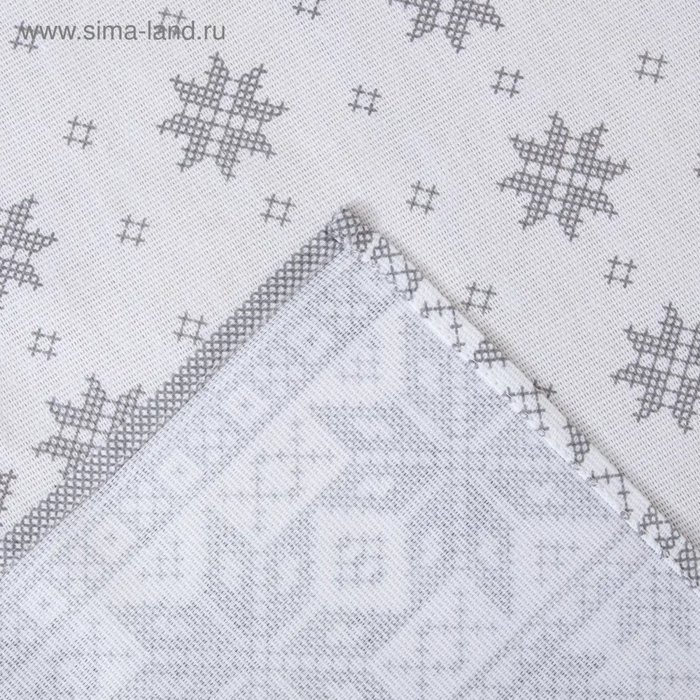 Фото 10 Скатерть на стол Доляна Сканди стиль круглая 220x146 см цвет разноцветный