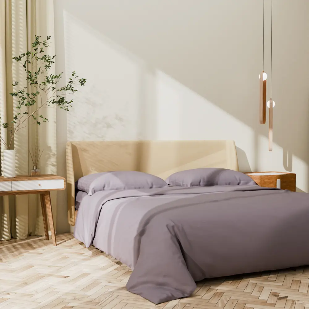 Фото Комплект постельного белья Этель Grey sky 9144562 хлопок 1.5-спальный наволочки 50 x 70- 2 шт цвет разноцветный