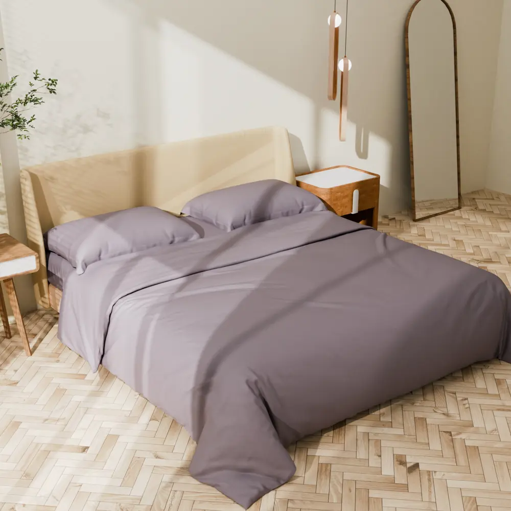 Фото 4 Комплект постельного белья Этель Grey sky 9144562 хлопок 1.5-спальный наволочки 50 x 70- 2 шт цвет разноцветный