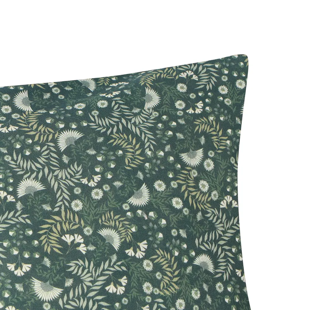 Фото 3 Наволочка Этель Small leaves 70x70 см хлопок 2 шт цвет зеленый Фото 3 Наволочка Этель Small leaves 70x70 см хлопок 2 шт цвет зеленый