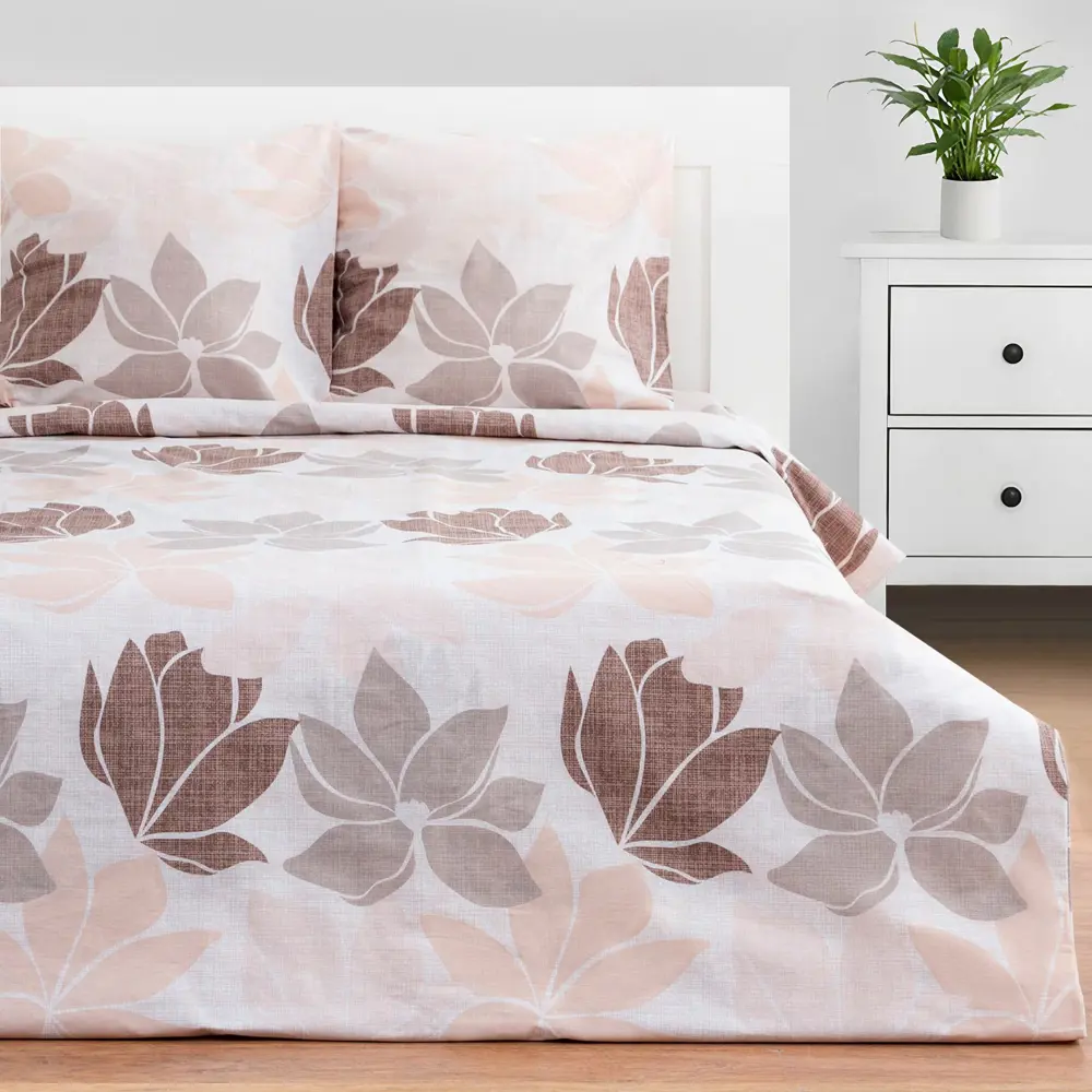 Фото 3 Комплект постельного белья Этель Магнолия 7533867 хлопок 1.5-спальный наволочки 70 x 70- 2 шт цвет разноцветный Фото 3 Комплект постельного белья Этель Магнолия 7533867 хлопок 1.5-спальный наволочки 70 x 70- 2 шт цвет разноцветный