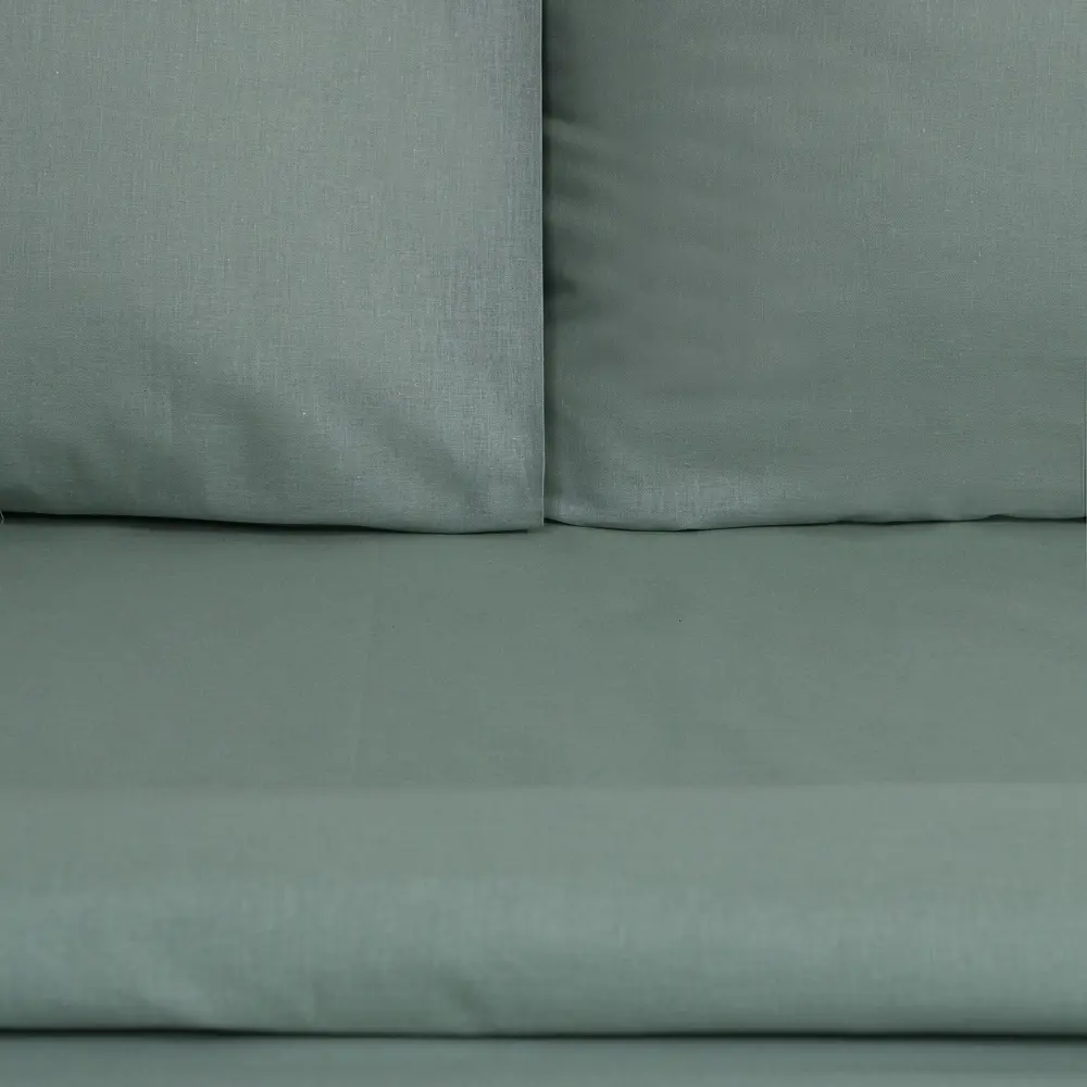 Фото 8 Комплект постельного белья Этель Green forest 9241691 хлопок 1.5-спальный наволочки 70 x 70- 2 шт цвет разноцветный