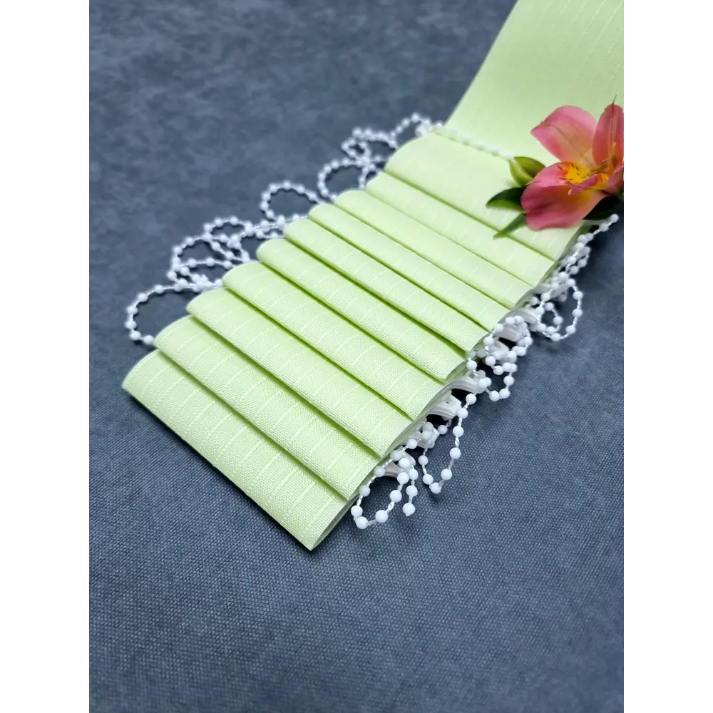 Фото 6 Ламели для вертикальных жалюзи Бинар Лайн 240 см 15 шт цвет зеленый