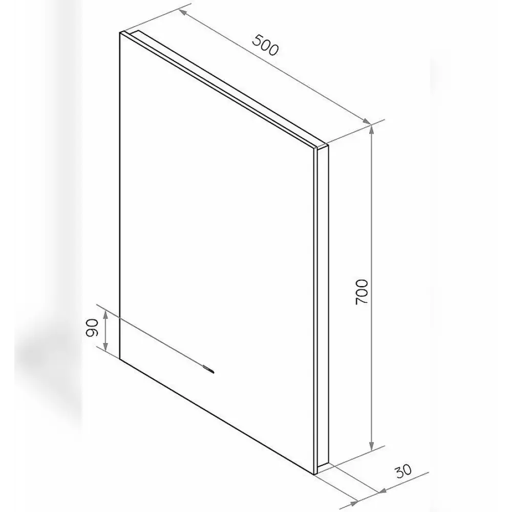 Фото 4 Зеркало для ванной Apeggo Lucia с подсветкой Led 50x70 с бесконтактным сенсором, холодная подсветка GG90292 Фото 4 Зеркало для ванной Apeggo Lucia с подсветкой Led 50x70 с бесконтактным сенсором, холодная подсветка GG90292