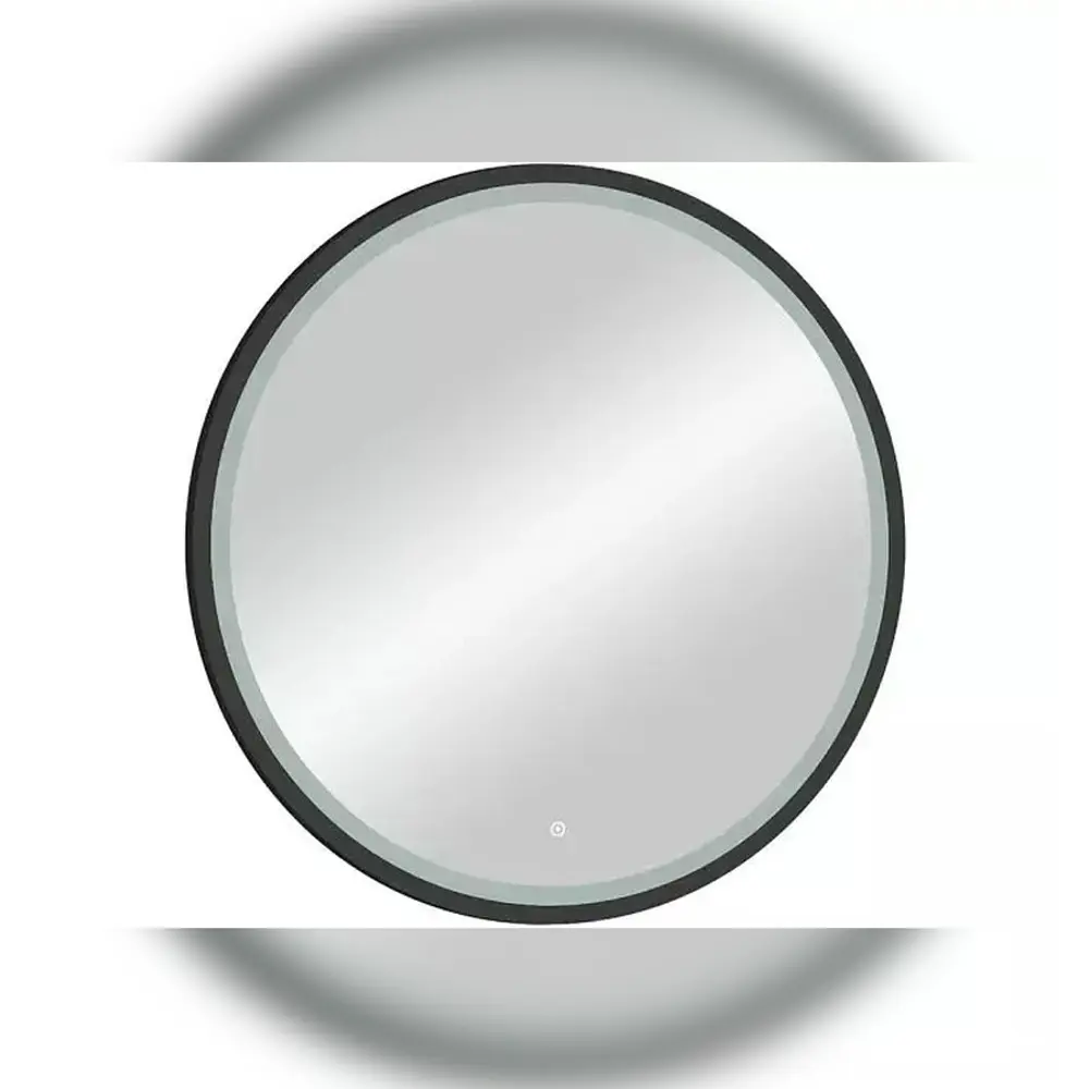 Фото 2 Зеркало для ванной Apeggo Laura с подсветкой Led D 60 цвет черный Фото 2 Зеркало для ванной Apeggo Laura с подсветкой Led D 60 цвет черный