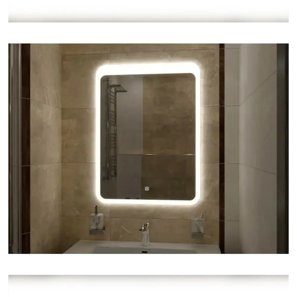 Фото 2 Зеркало для ванной Apeggo Donata с подсветкой Led 60x80 Фото 2 Зеркало для ванной Apeggo Donata с подсветкой Led 60x80