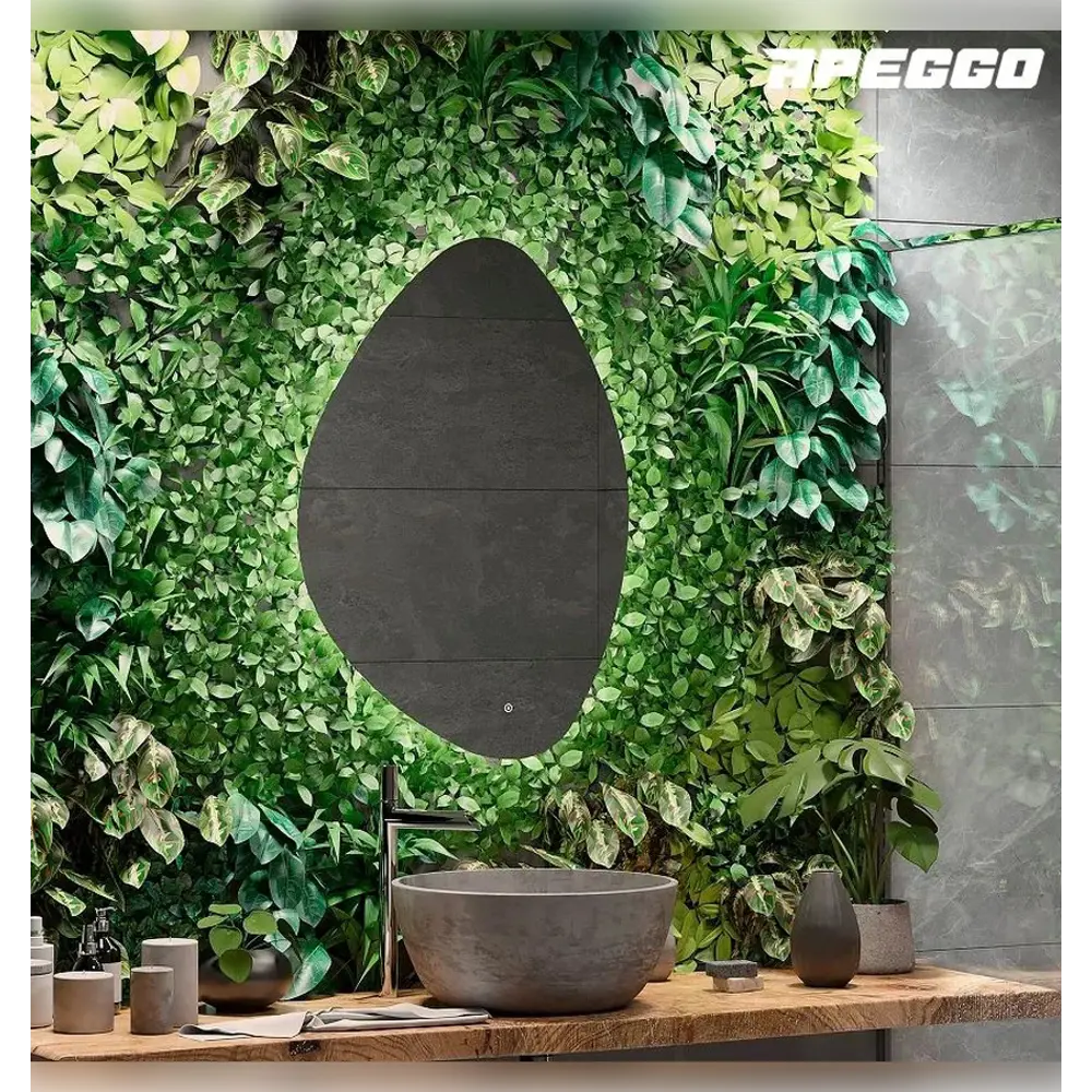 Фото 4 Зеркало для ванной Apeggo Agata с подсветкой Led 70x100 Фото 4 Зеркало для ванной Apeggo Agata с подсветкой Led 70x100