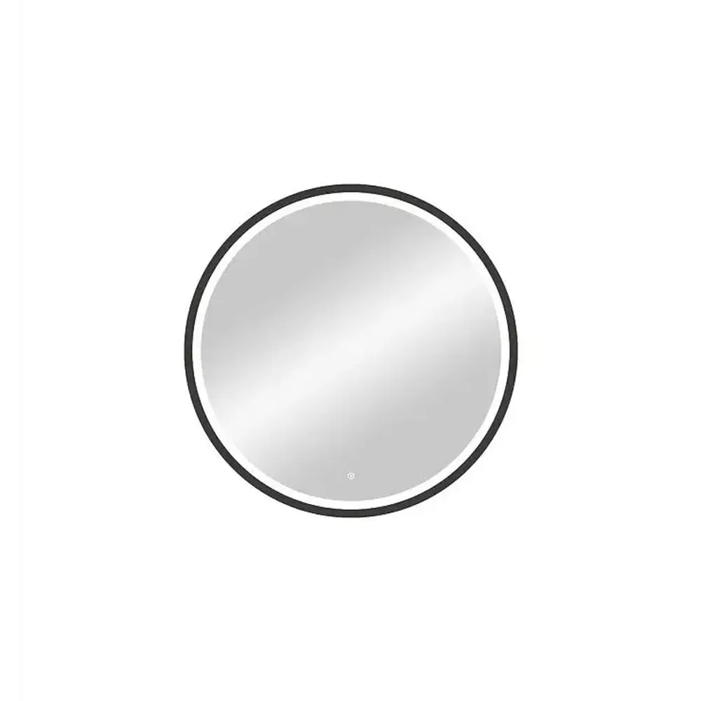 Фото Зеркало для ванной Apeggo Laura с подсветкой Led D 80 цвет черный Фото Зеркало для ванной Apeggo Laura с подсветкой Led D 80 цвет черный