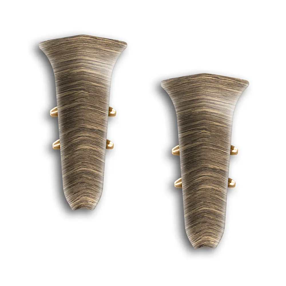 Фото Угол внутренний для плинтуса Ideal «Дуб Хартли» высота 70 мм 2 шт.