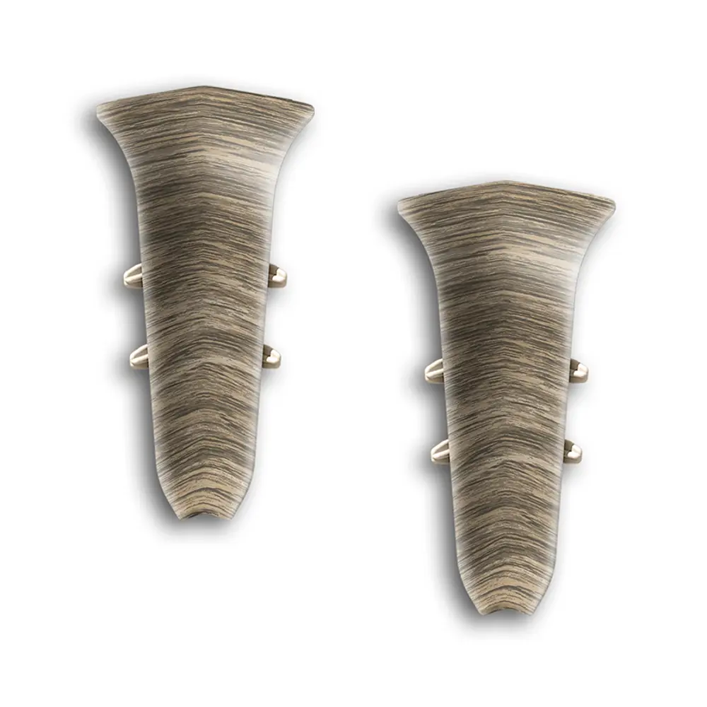 Фото Угол внутренний для плинтуса Ideal «Дуб Конго» высота 70 мм 2 шт.