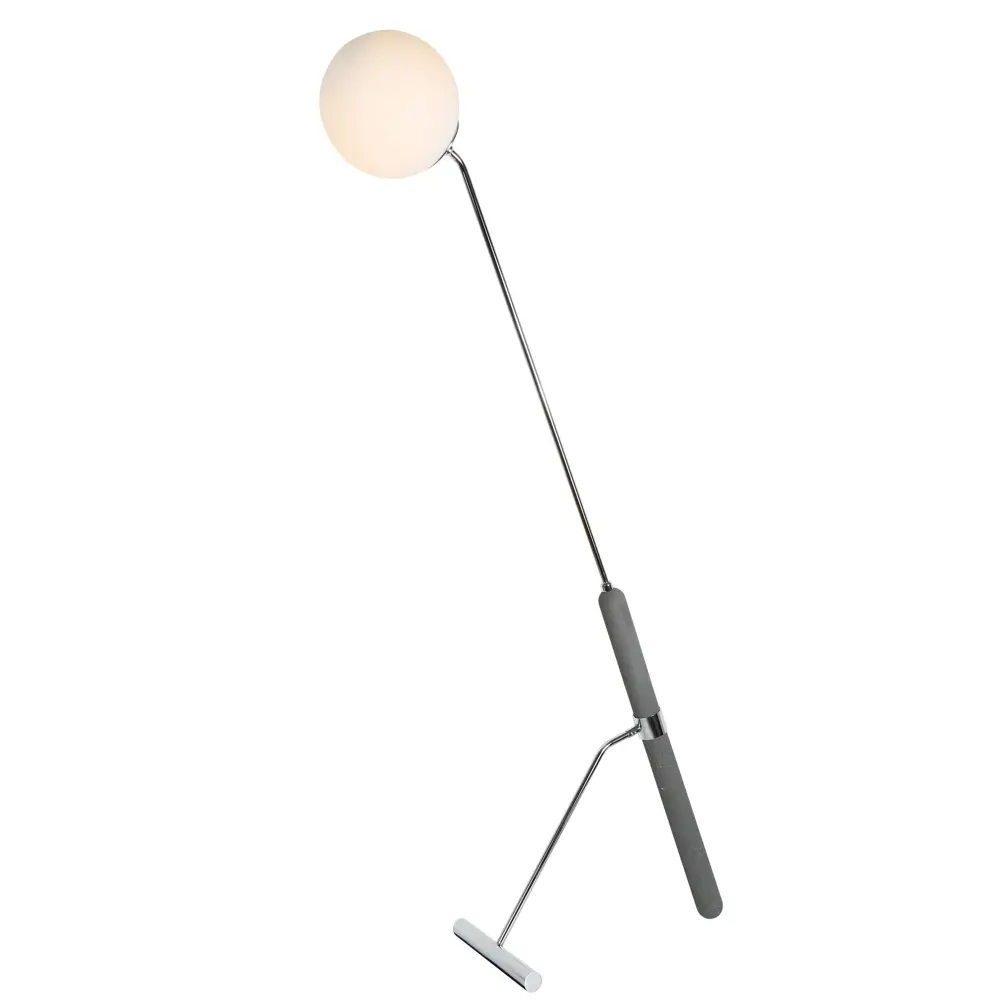 Фото Торшер Lumina deco LDF 6011-1 CHR Granino цвет серый/серебристый Фото Торшер Lumina deco LDF 6011-1 CHR Granino цвет серый/серебристый